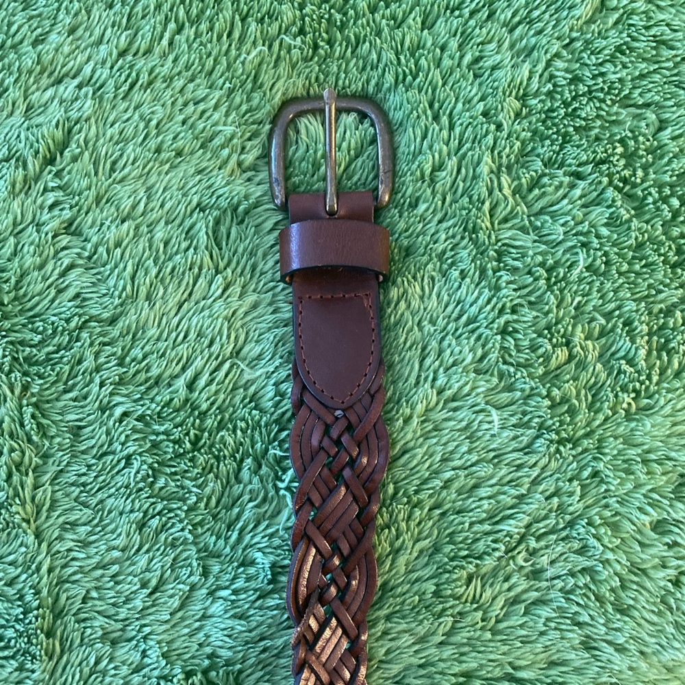 Gap Braided Leather Belt XL